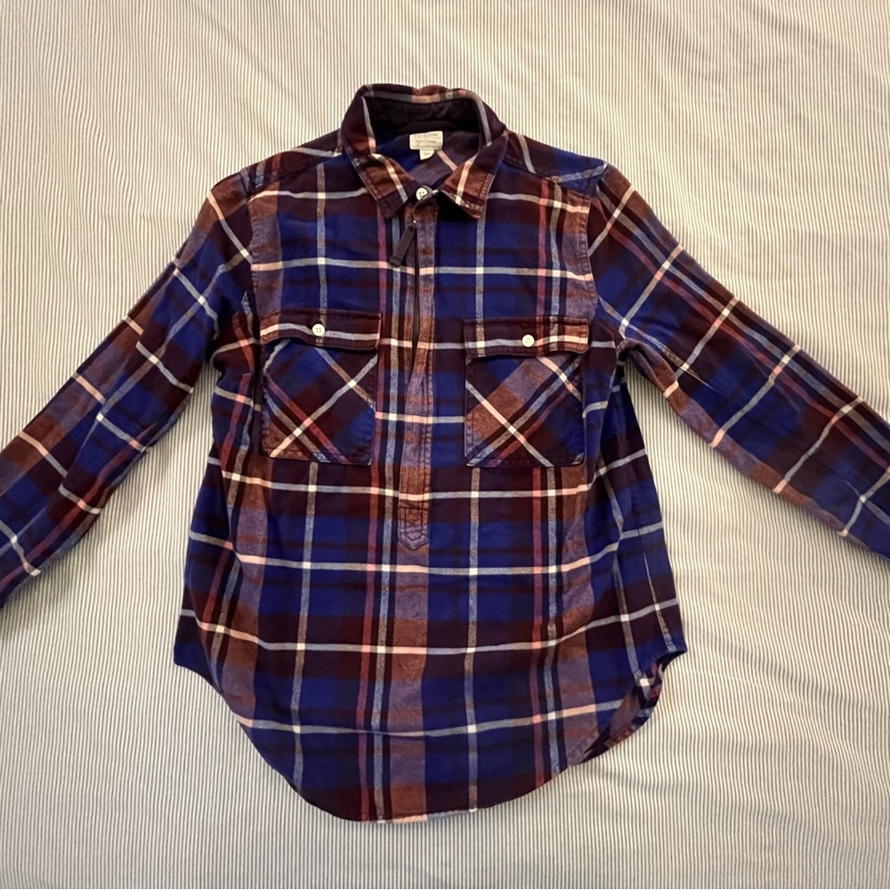 J. Crew Flannel Plaid Shirt